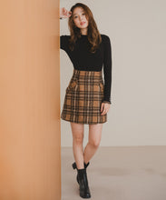 画像をギャラリービューアに読み込む, ラメチェックラップミニスカート/MM547205