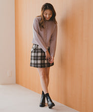画像をギャラリービューアに読み込む, ラメチェックラップミニスカート/MM547205