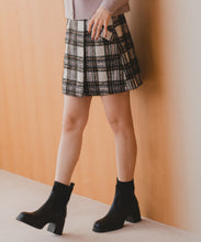 画像をギャラリービューアに読み込む, ラメチェックラップミニスカート/MM547205