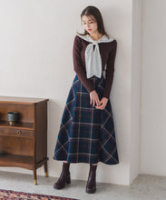 画像をギャラリービューアに読み込む, ロービングチェックAラインミディスカート/MM547215