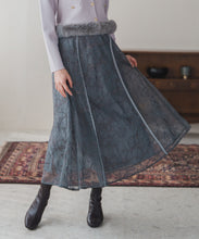 画像をギャラリービューアに読み込む, ラメ刺繍パイピングスカート/MM547220