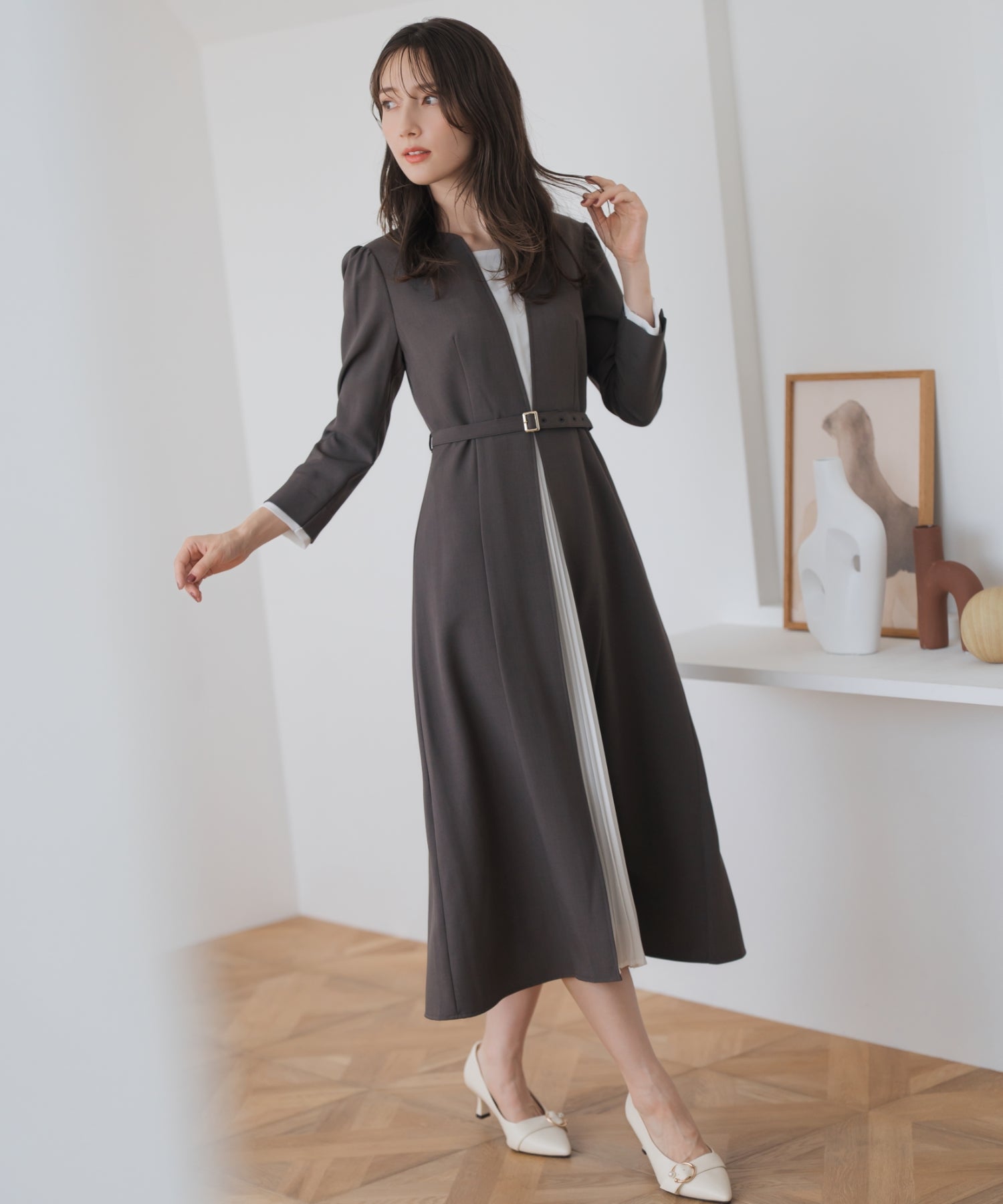 フロントプリーツワンピース/MM547401 – MISCH MASCH|31 Sons de mode