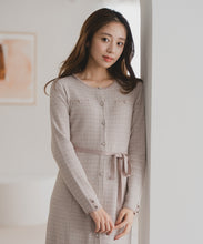 画像をギャラリービューアに読み込む, ツイードマーメイドニットワンピース/MM547403