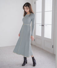 画像をギャラリービューアに読み込む, ラメ配色ニットワンピース/MM547404