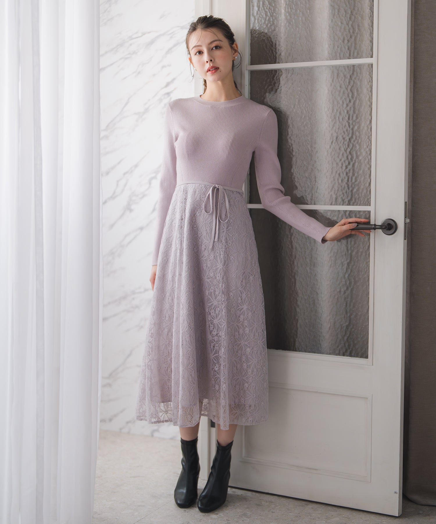 ラメレースニットドッキングワンピース/MM547405 – MISCH MASCH|31