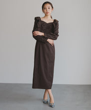 画像をギャラリービューアに読み込む, ショルダーフリルIラインワンピース/MM547408