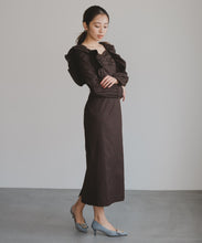 画像をギャラリービューアに読み込む, ショルダーフリルIラインワンピース/MM547408