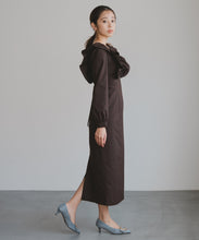 画像をギャラリービューアに読み込む, ショルダーフリルIラインワンピース/MM547408