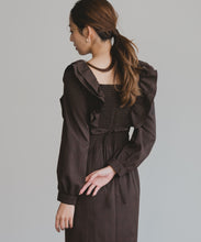 画像をギャラリービューアに読み込む, ショルダーフリルIラインワンピース/MM547408