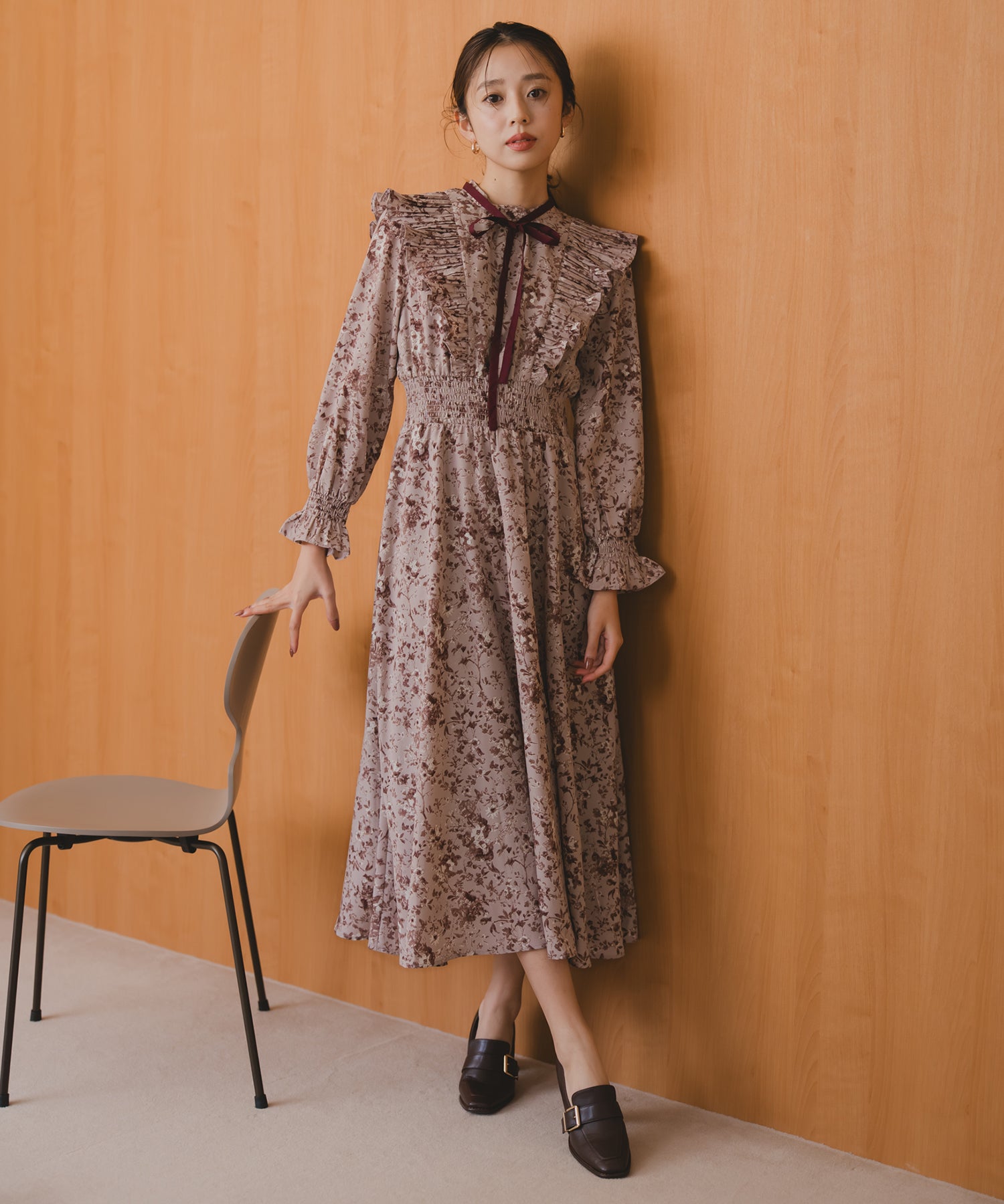 プリーツフリルフラワーワンピース/MM547409 – MISCH MASCH|31 Sons de