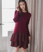 画像をギャラリービューアに読み込む, ツイードドッキングミニワンピース/MM547413