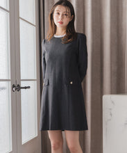 画像をギャラリービューアに読み込む, 配色サックミニワンピース/MM547416