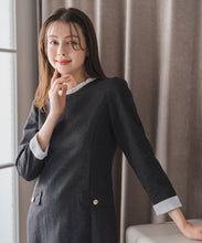 画像をギャラリービューアに読み込む, 配色サックミニワンピース/MM547416