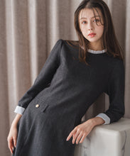 画像をギャラリービューアに読み込む, 配色サックミニワンピース/MM547416