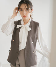 画像をギャラリービューアに読み込む, ボウタイシャーリングブラウス/MM548101