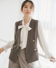 画像をギャラリービューアに読み込む, ボウタイシャーリングブラウス/MM548101