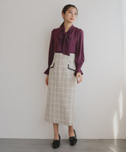 画像をギャラリービューアに読み込む, ボウタイシャーリングブラウス/MM548101