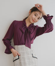 画像をギャラリービューアに読み込む, ボウタイシャーリングブラウス/MM548101