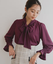画像をギャラリービューアに読み込む, ボウタイシャーリングブラウス/MM548101