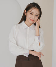 画像をギャラリービューアに読み込む, ダブルカラー配色ブラウス/MM548103