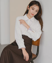 画像をギャラリービューアに読み込む, ダブルカラー配色ブラウス/MM548103