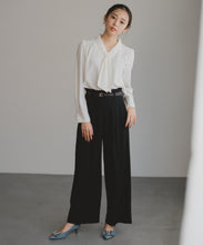 画像をギャラリービューアに読み込む, バー付きタイブラウス/MM548105