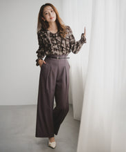 画像をギャラリービューアに読み込む, チェック柄フリルレイヤードブラウス/MM548106