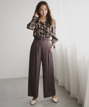 画像をギャラリービューアに読み込む, チェック柄フリルレイヤードブラウス/MM548106