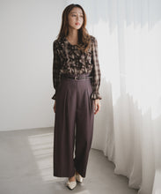 画像をギャラリービューアに読み込む, チェック柄フリルレイヤードブラウス/MM548106