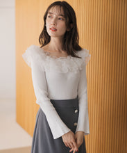 画像をギャラリービューアに読み込む, 2wayシアーフリルニット/MM548301