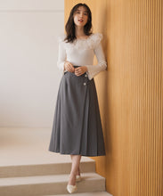 画像をギャラリービューアに読み込む, 2wayシアーフリルニット/MM548301