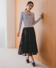 画像をギャラリービューアに読み込む, 配色ボウタイケーブルニット/MM548307