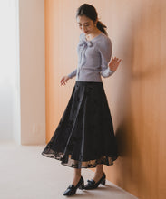 画像をギャラリービューアに読み込む, 配色ボウタイケーブルニット/MM548307