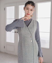 画像をギャラリービューアに読み込む, ラメ配色フレア袖ハイネックニット/MM548308