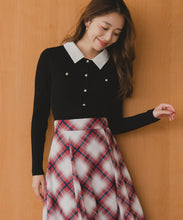 画像をギャラリービューアに読み込む, 取り外し襟付きケーブルカーディガン/MM548402