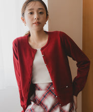 画像をギャラリービューアに読み込む, ベーシックビジュー釦ポケットカーディガン/MM548406