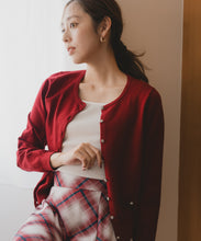 画像をギャラリービューアに読み込む, ベーシックビジュー釦ポケットカーディガン/MM548406