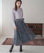 画像をギャラリービューアに読み込む, 裾ファーニットカーディガン/MM548407