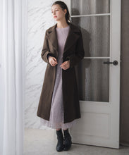 画像をギャラリービューアに読み込む, 【WEB限定予約販売/12月中旬発売予定】ダブルボタンAラインコート/MM548605
