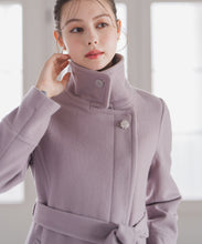 画像をギャラリービューアに読み込む, 【再入荷】【新色追加】ブローチ付きスタンドカラー3wayコート/MM548606