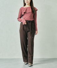 画像をギャラリービューアに読み込む, WEB限定 サイドリボンウーリッシュパンツ/MM557307