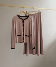 画像をギャラリービューアに読み込む, WEB限定 配色ニットセットアップ/MM557407