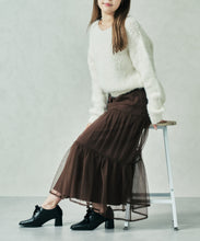 画像をギャラリービューアに読み込む, 【WEB限定】ニット×チュールスカートセットアップ/MM557408