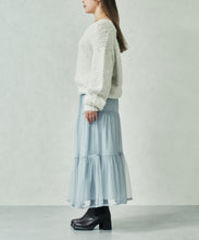 画像をギャラリービューアに読み込む, WEB限定 ニット×チュールスカートセットアップ/MM557408