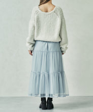 画像をギャラリービューアに読み込む, WEB限定 ニット×チュールスカートセットアップ/MM557408