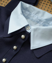 画像をギャラリービューアに読み込む, 配色シャツレイヤードニット/MM558309