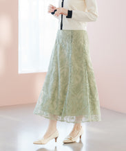 画像をギャラリービューアに読み込む, クロスステッチ刺繍フラワースカート/MM617202