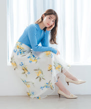 画像をギャラリービューアに読み込む, 【予約販売/2月下旬発売予定】ボタニカルオーガンジーフラワースカート/MM617203