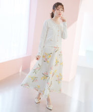 画像をギャラリービューアに読み込む, 【予約販売/2月下旬発売予定】ボタニカルオーガンジーフラワースカート/MM617203