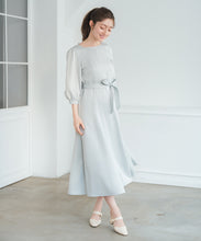 画像をギャラリービューアに読み込む, ポリデニム配色ステッチワンピース/MM617405